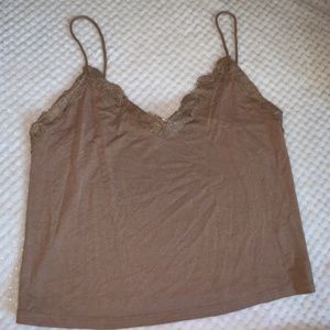 Brown Crop Top